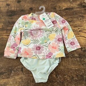 Carter’s Floral Kids Swim Set - Multicolor